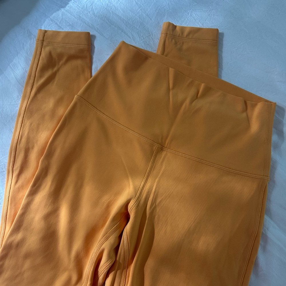 lululemon athletica Orange Leggings